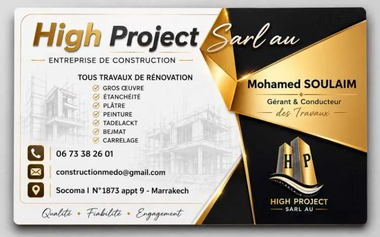 Construction rénovation des riads Marrakech