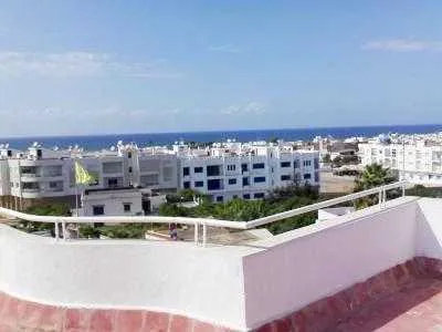Location appartement de plage vue sur mer Harhoura