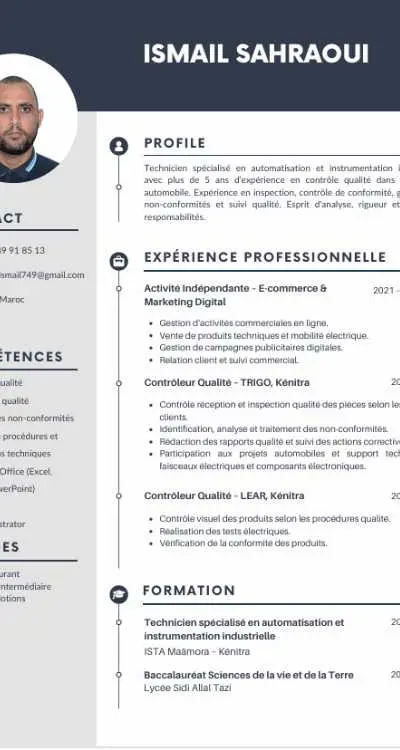 Candidature spontanée – Profil Qualité Automobile
