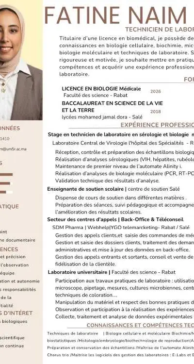 Technicien de laboratoire