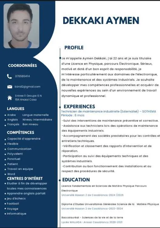 Candidature spontanée