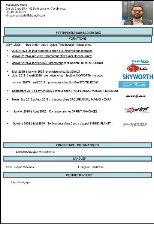 Comercial / promoteur